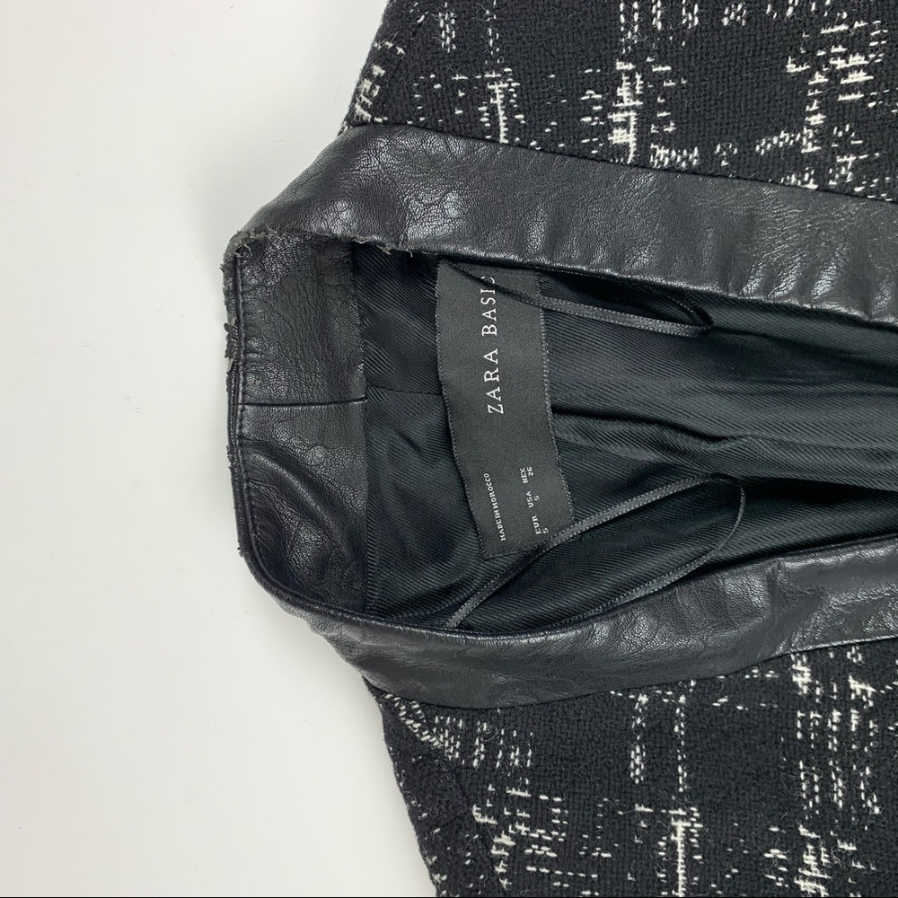 🚨 Final Sale 🚨Zara Blazer w/ Faux Leather C… - Picture 3 of 5